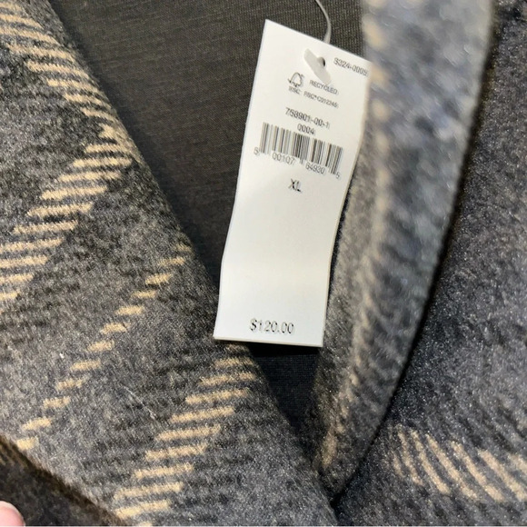 NWT BANANA REPUBLIC WOMEN’S SHORT PLAID JACKET |  Size X-Large |  $120 - Picture 6 of 8